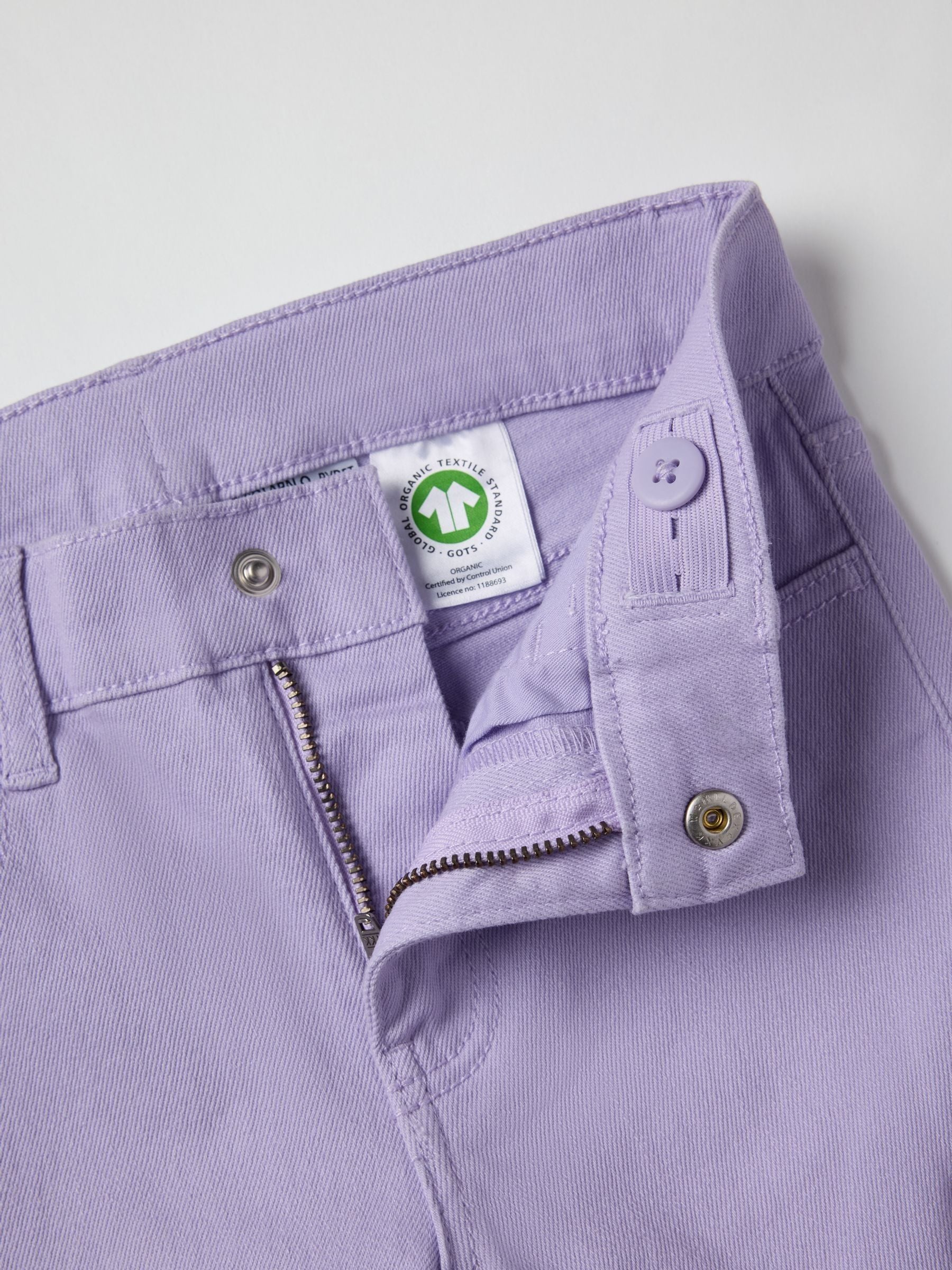 Dsiney Kidz - Polarn O. Pyret Purple Lightweight Bootleg Jeans image 6