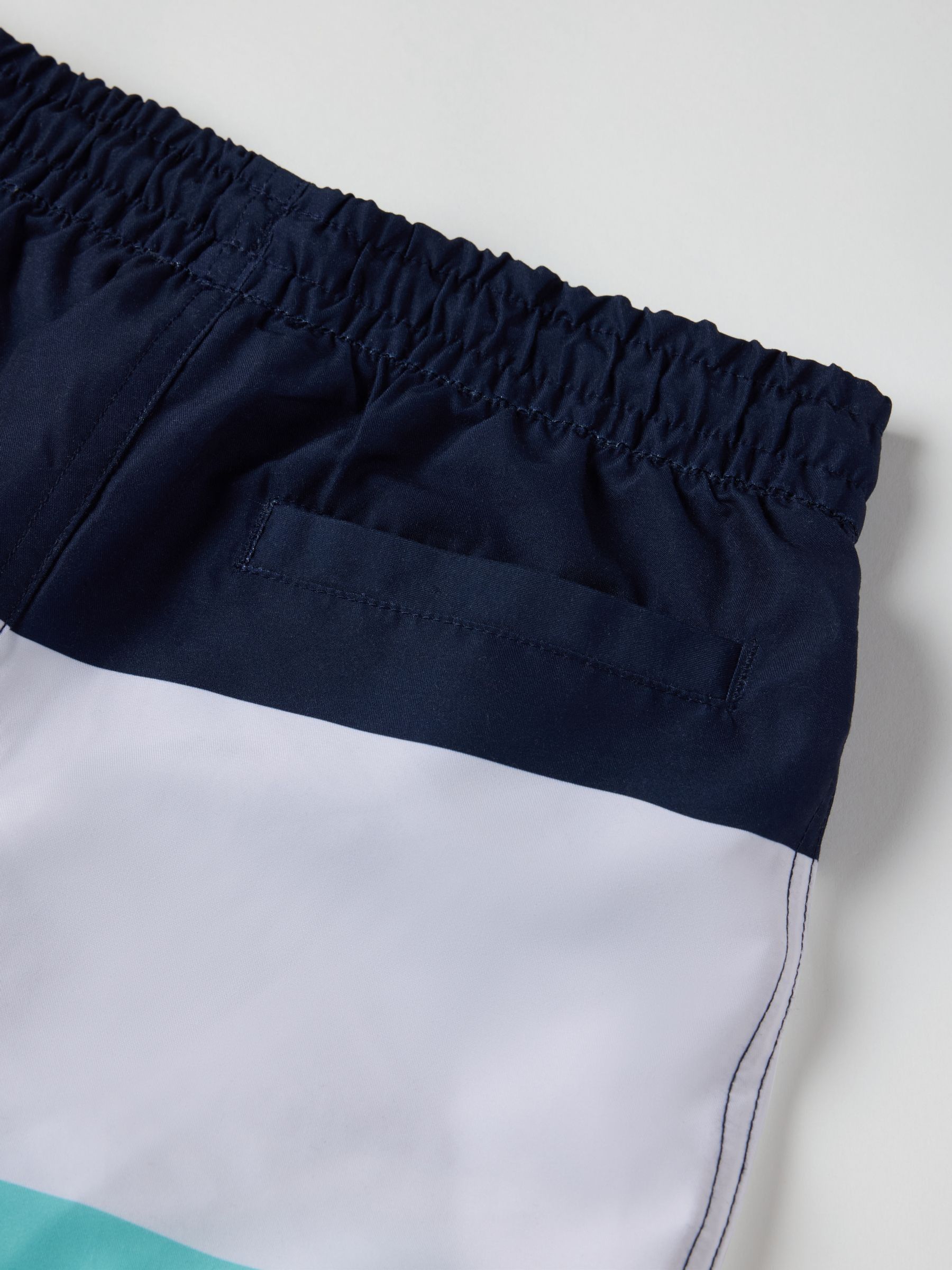 Polarn O. Pyret Blue Block Colour Swim Shorts image 3