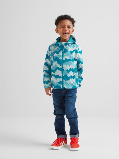 Dsiney Kidz - Tog 24 Mosaic Blue Mountain Print Mauve Waterproof Jacket image 1