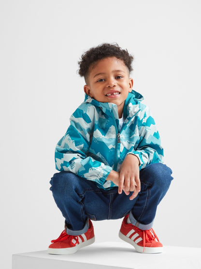 Dsiney Kidz - Tog 24 Mosaic Blue Mountain Print Mauve Waterproof Jacket image 3