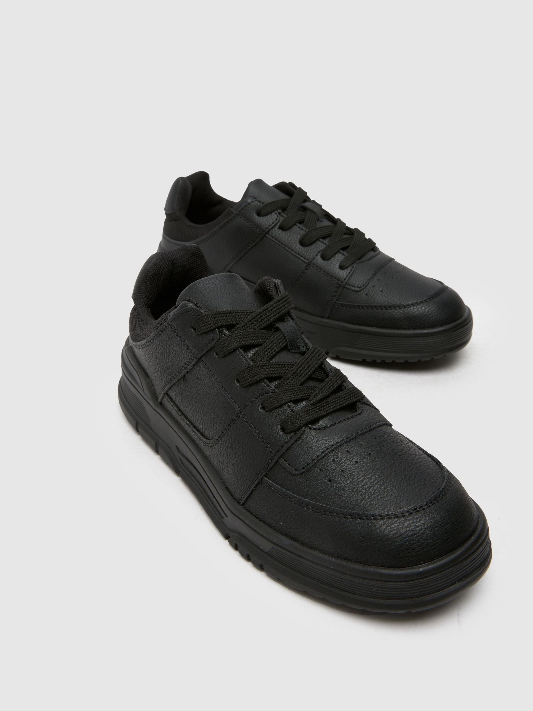 Schuh Black Machinery Lace Up Shoes image 3
