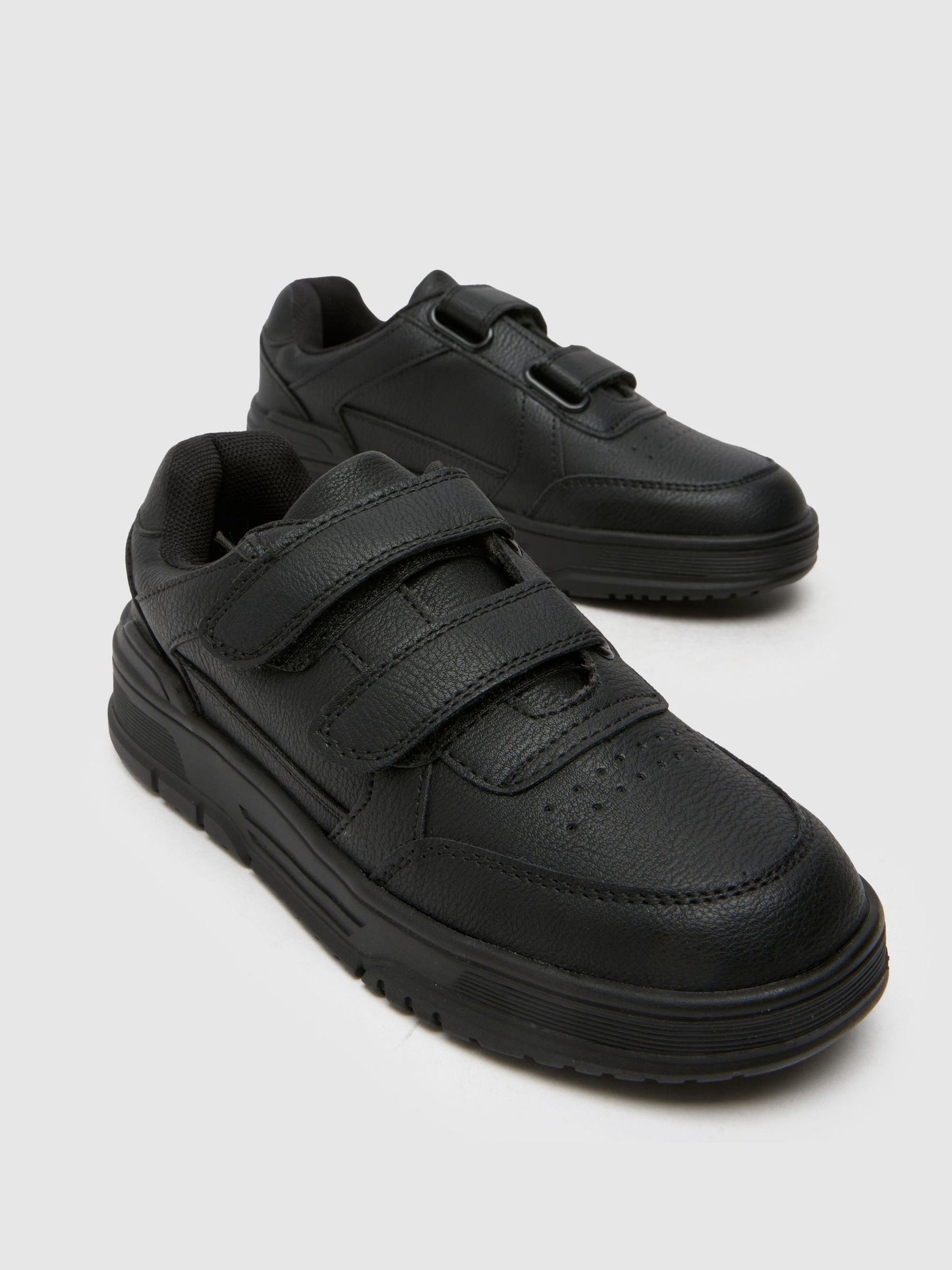 Schuh Black Machinery Touch Fastening Trainers image 3