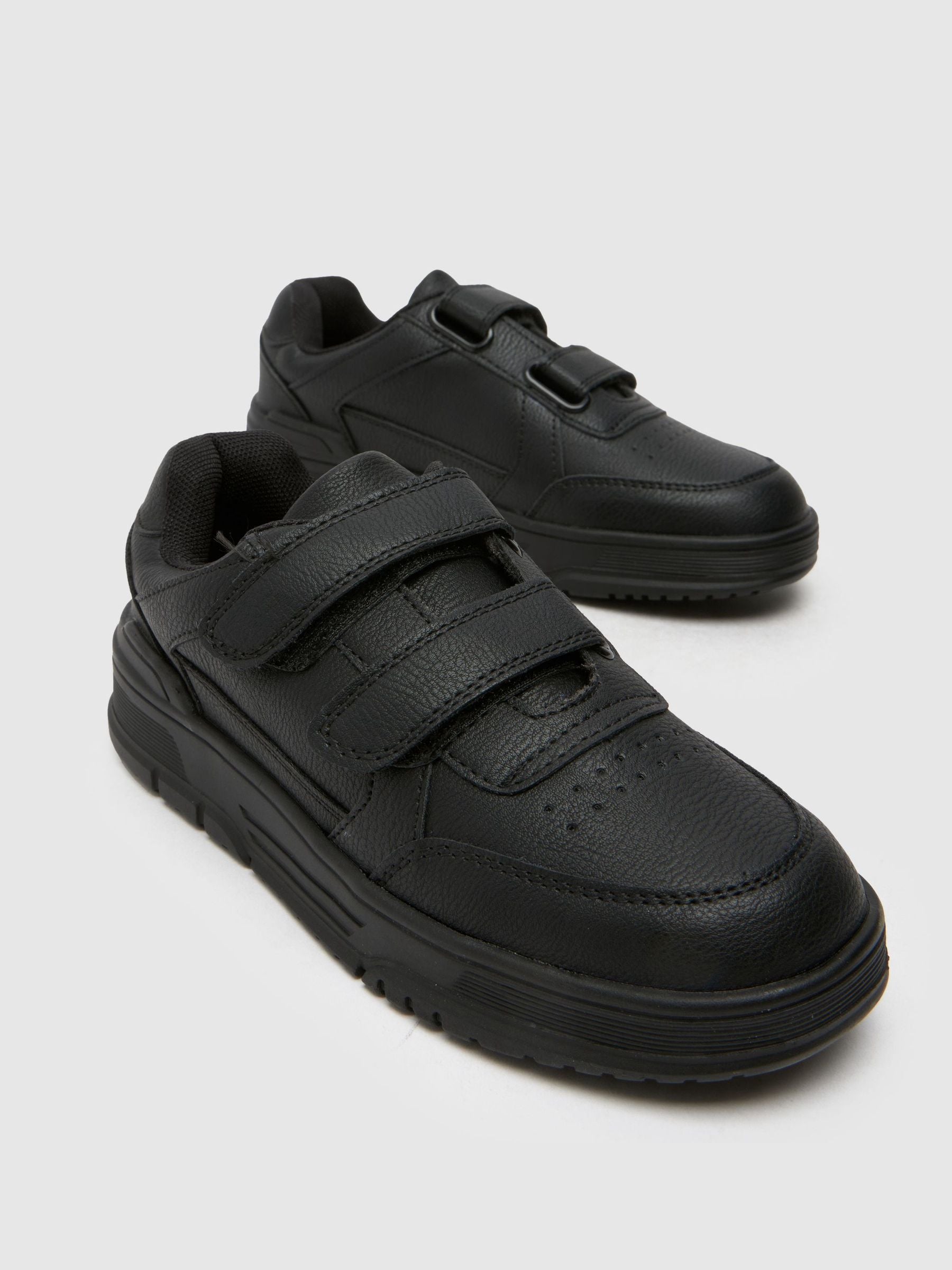 Schuh Black Machinery Touch Fastening Trainers image 3