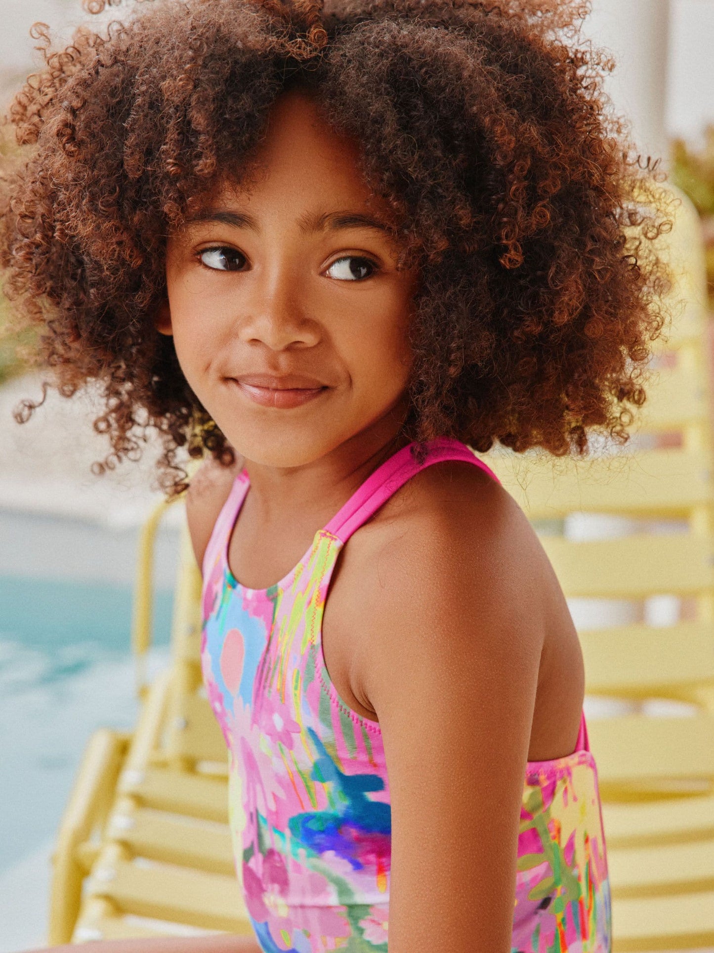 Rainbow Double Strap Swimsuit (3-16yrs) image 3