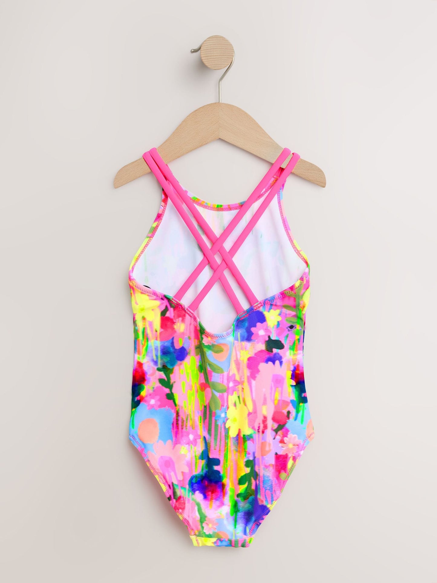 Rainbow Double Strap Swimsuit (3-16yrs) image 5