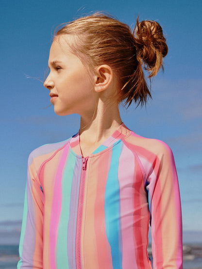 Dsiney Kidz - Rainbow Stripe Long Sleeve Sunsafe Swimsuit (3mths-16yrs) image 4