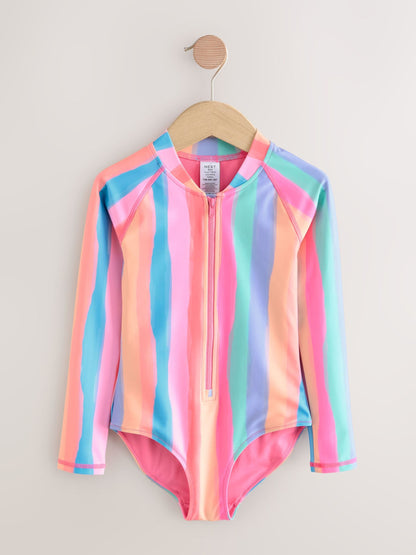 Dsiney Kidz - Rainbow Stripe Long Sleeve Sunsafe Swimsuit (3mths-16yrs) image 5
