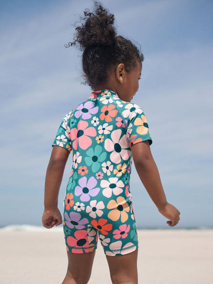 Stampy Floral Sunsafe Swimsuit (3mths-10yrs) image 3