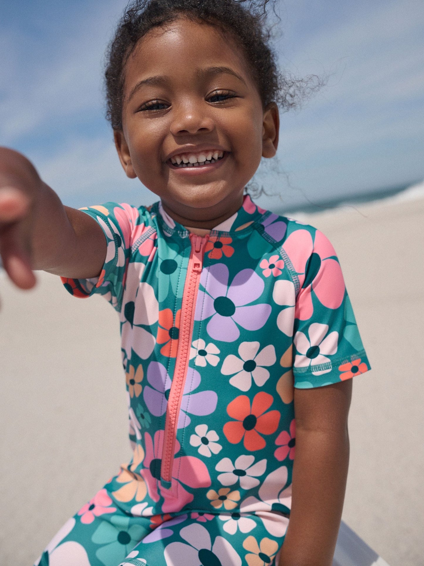 Stampy Floral Sunsafe Swimsuit (3mths-10yrs) image 4