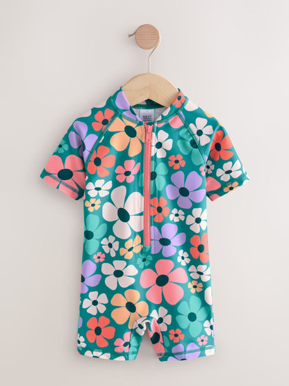 Stampy Floral Sunsafe Swimsuit (3mths-10yrs) image 5