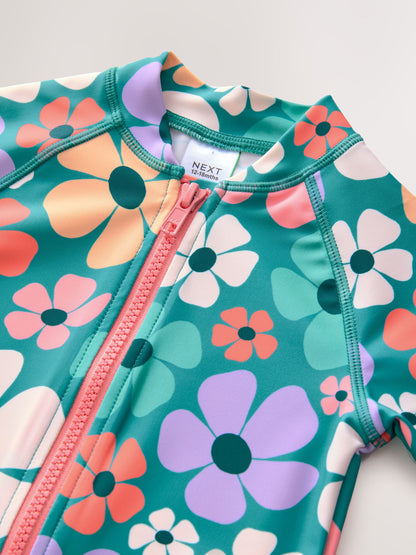 Stampy Floral Sunsafe Swimsuit (3mths-10yrs) image 7