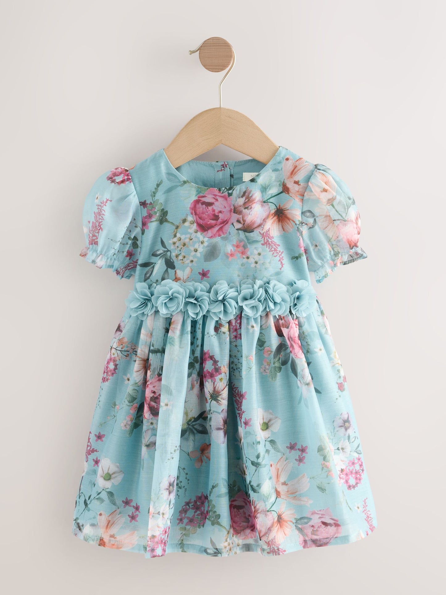 Blue Flower Corsage Dress (3mths-8yrs) image 6