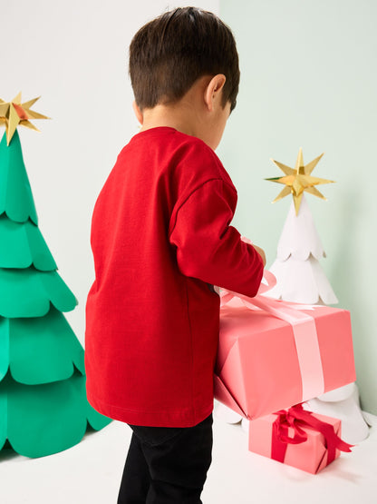 Dsiney Kidz - Red Christmas Bluey Long Sleeve T-Shirt (3mths-8yrs) image 3