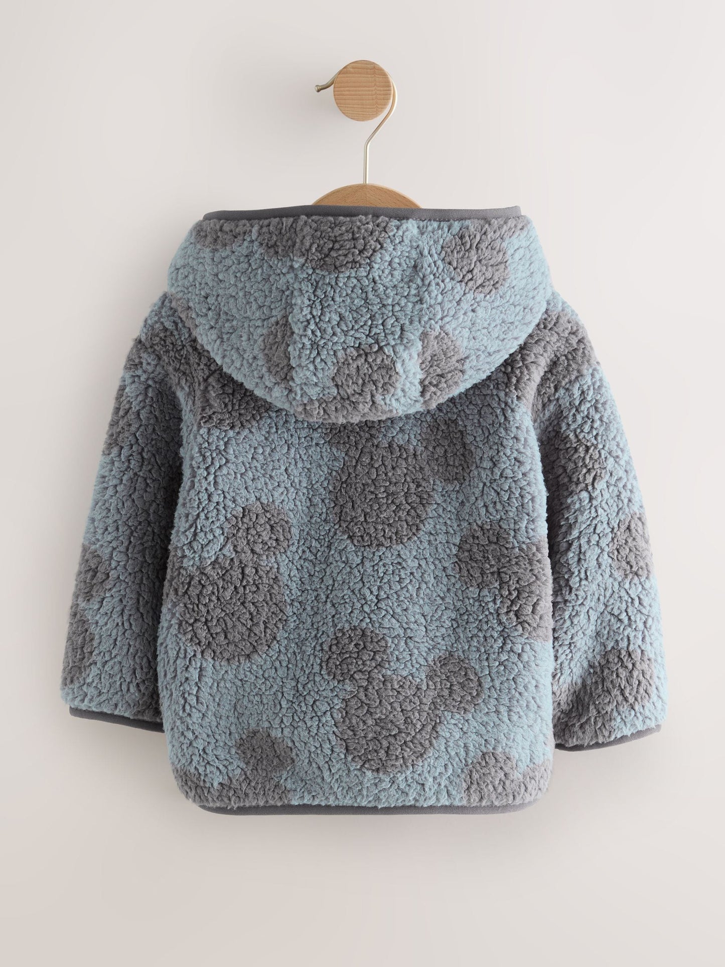 Grey Mickey Mouse Fleece Zip Through Hooded Jacket (3mths-8yrs)