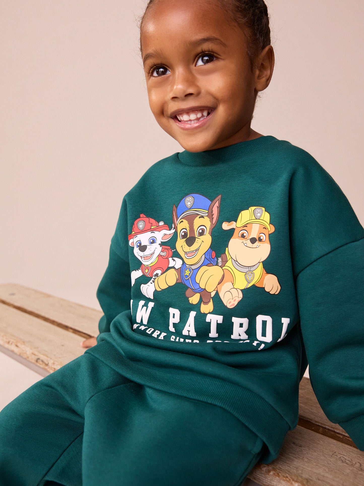 Forest Green Paw Patrol Crew Sweatshirt and Joggers Set (6mths-8yrs) image 3