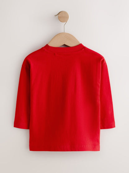 Red Marvel Long Sleeve T-Shirt (9mths-8yrs) image 7