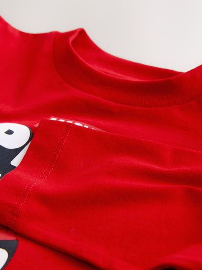 Dsiney Kidz - Red Marvel Long Sleeve T-Shirt (9mths-8yrs) image 8