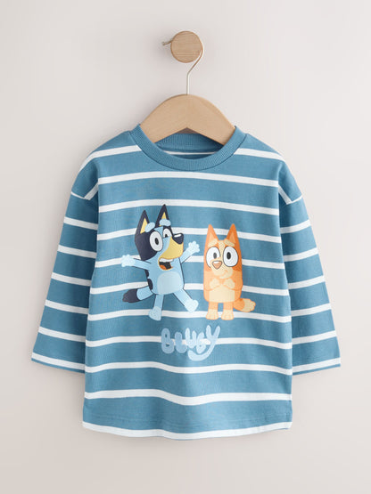 Blue/white Bluey Long Sleeve T-Shirt (6mths-8yrs) image 5