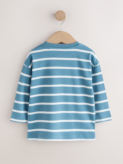 Blue/white Bluey Long Sleeve T-Shirt (6mths-8yrs) image 6