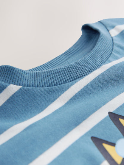 Blue/white Bluey Long Sleeve T-Shirt (6mths-8yrs) image 7
