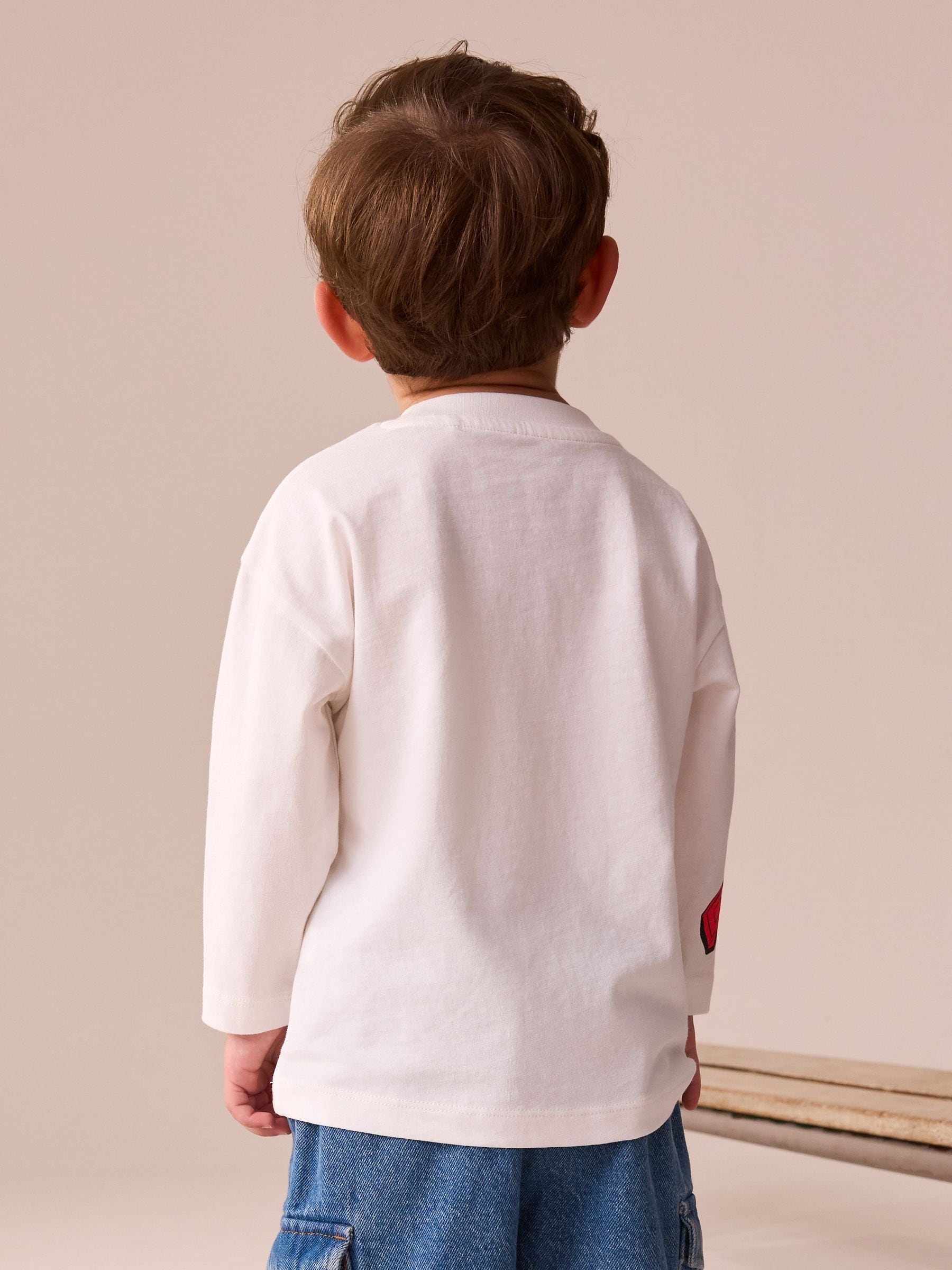 Dsiney Kidz - White Hot Wheels Long Sleeve T-Shirt (3mths-8yrs) image 3