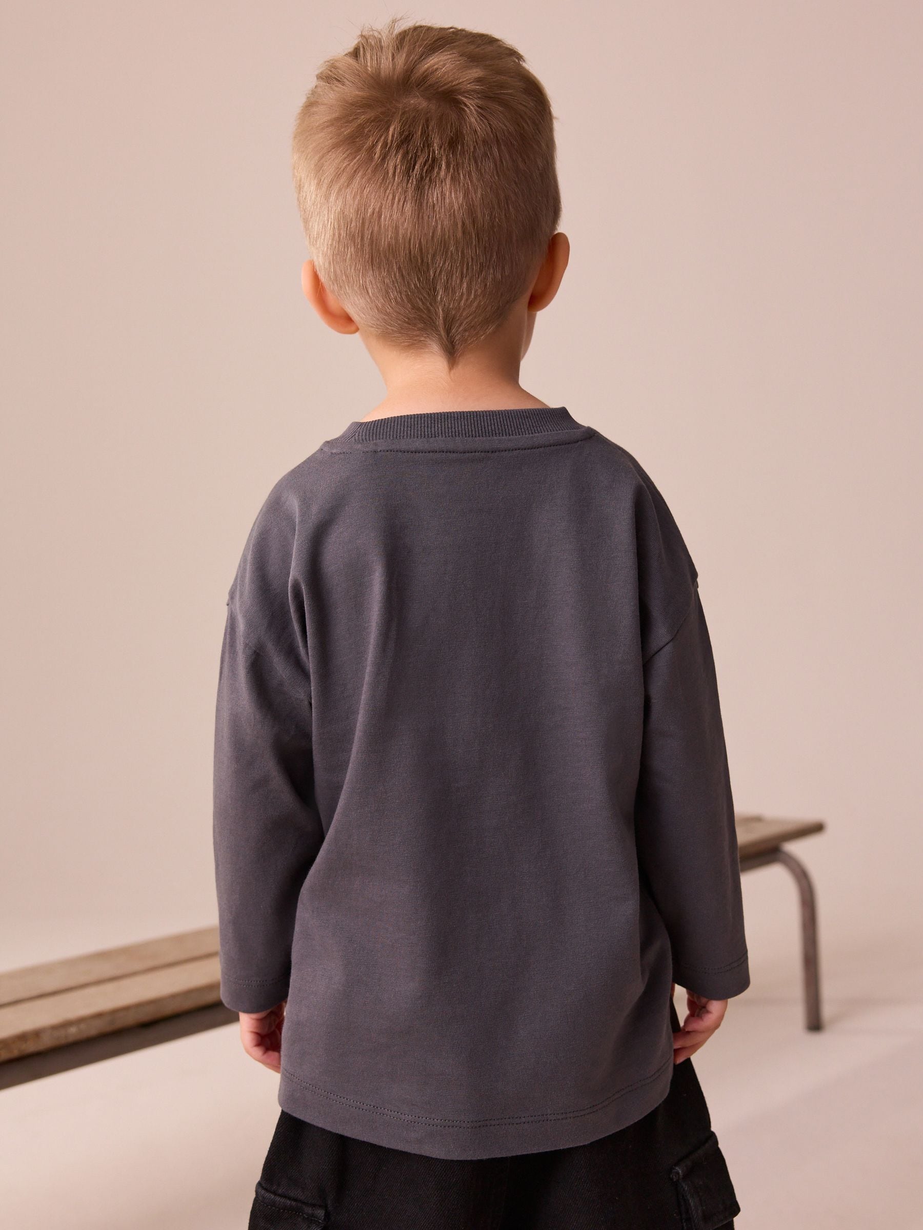 Dsiney Kidz - Charcoal Grey Long Sleeve Disney Cars T-Shirt (9mths-8yrs) image 3