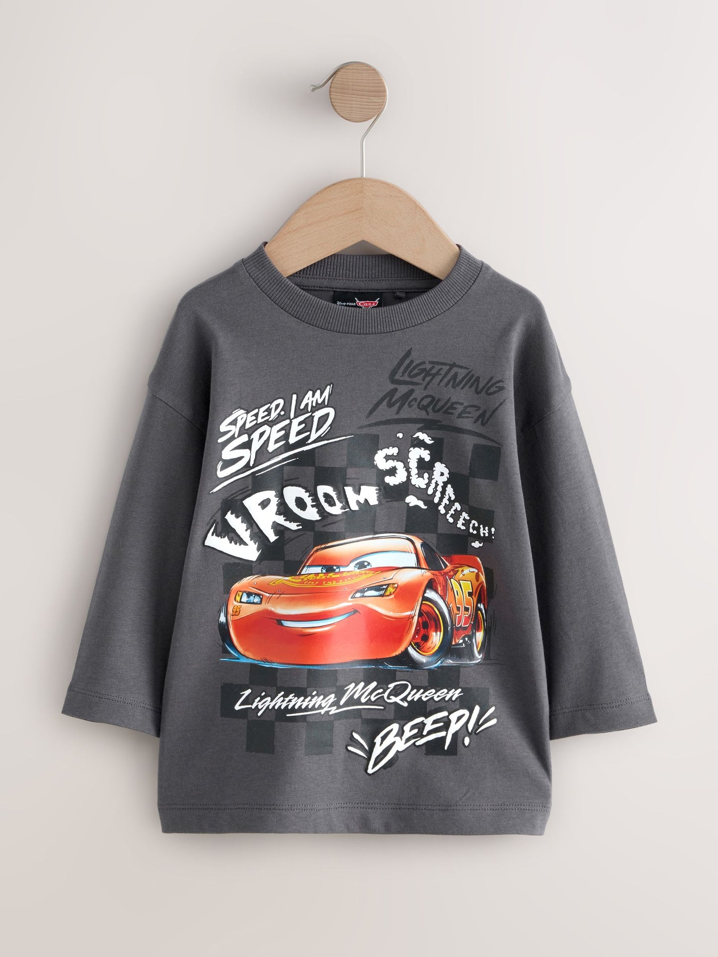 Dsiney Kidz - Charcoal Grey Long Sleeve Disney Cars T-Shirt (9mths-8yrs) image 5
