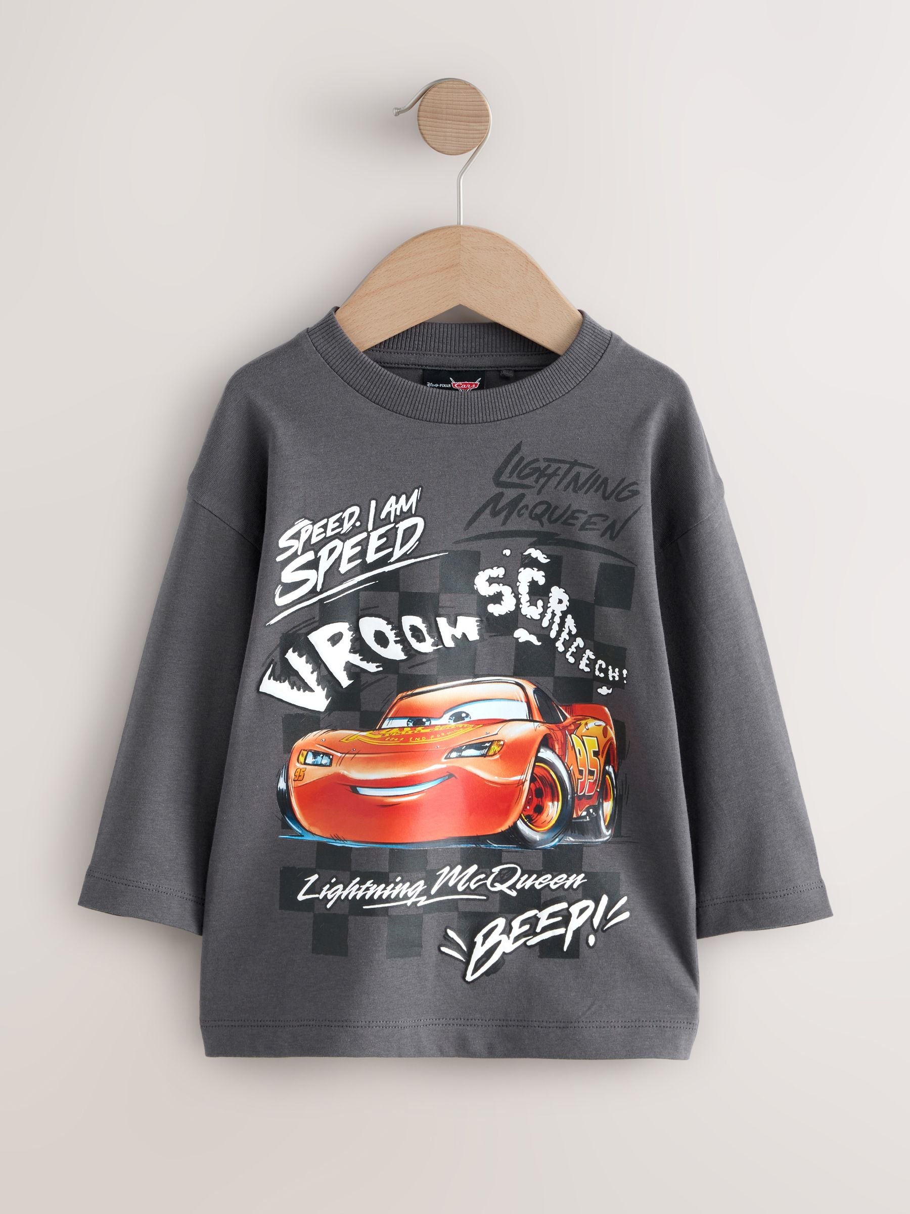 Dsiney Kidz - Charcoal Grey Long Sleeve Disney Cars T-Shirt (9mths-8yrs) image 5