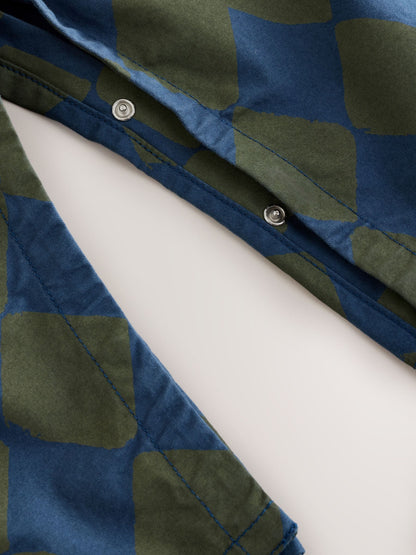 Green/Blue Harlequin Dungarees (3mths-7yrs)