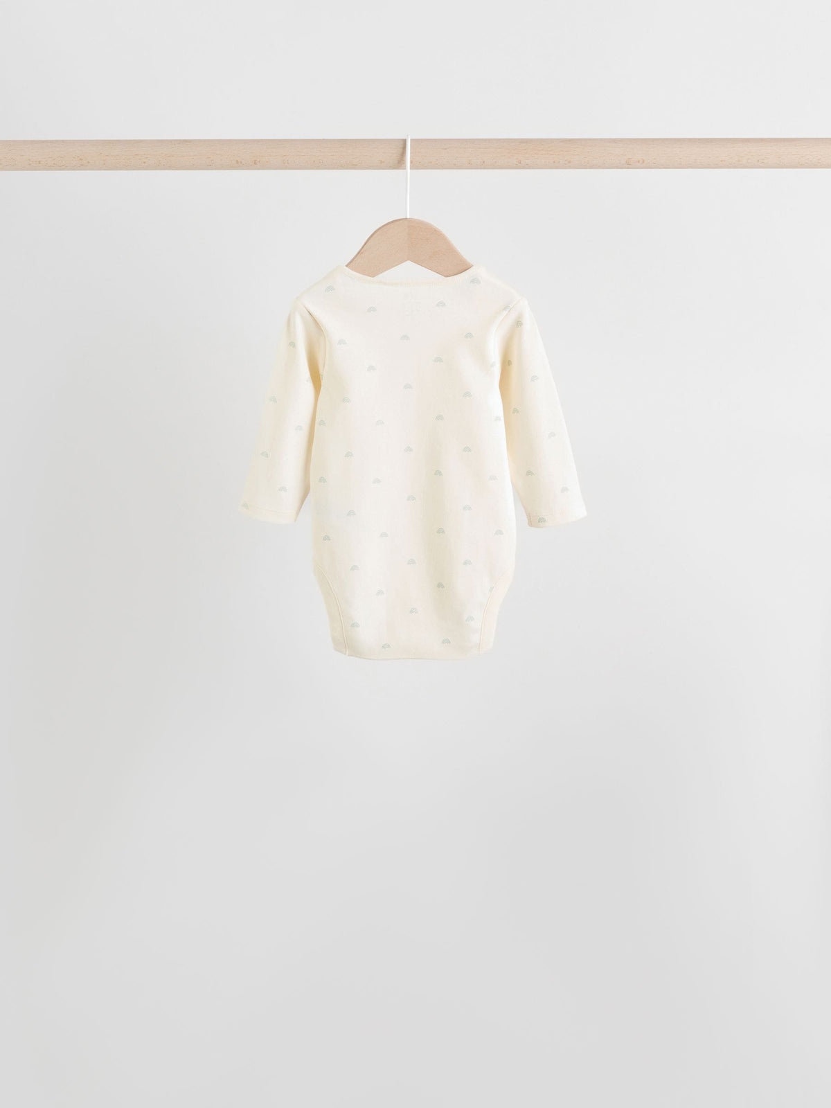 Sage Green Baby Long Sleeve Bodysuits 5 Pack - image 8