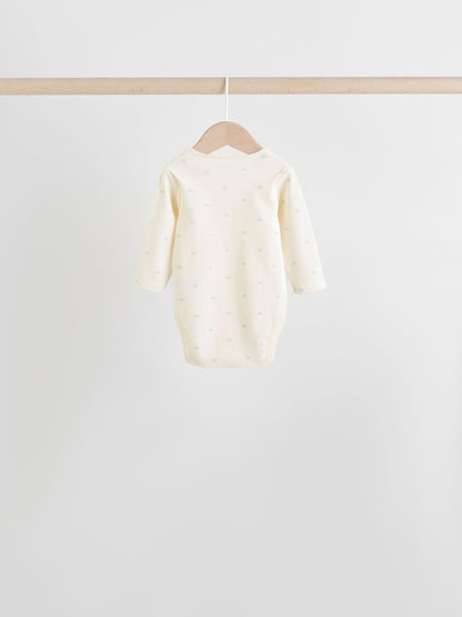 Sage Green Baby Long Sleeve Bodysuits 5 Pack - image 8