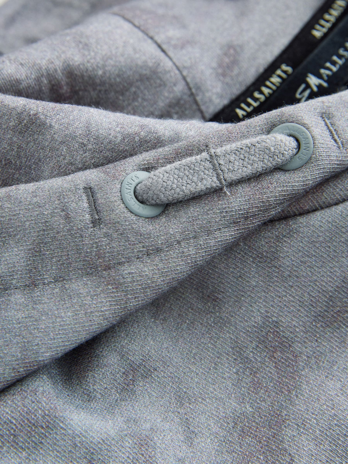 smALLSAINTS Grey Tie Dye Logo Oversized Pullover Hoodie - image 9