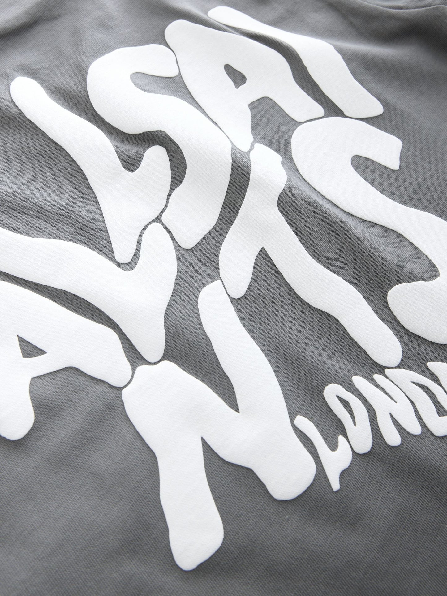 Dsiney Kidz - smALLSAINTS Charcoal Grey Oversized Orlando Logo Crew Neck T-Shirt image 8