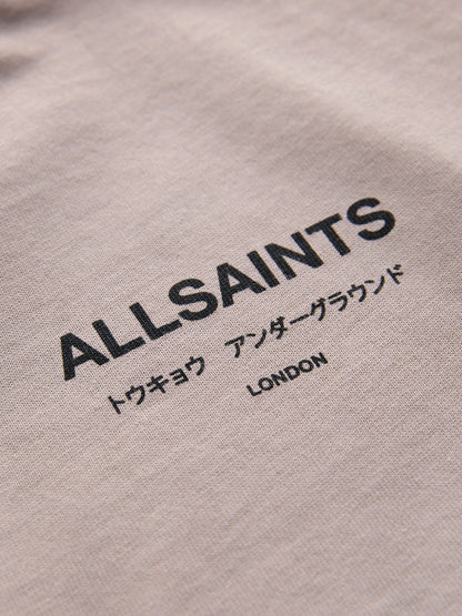 Dsiney Kidz - smALLSAINTS Light Brown Oversized Underground Crew Neck Cotton T-Shirt image 6