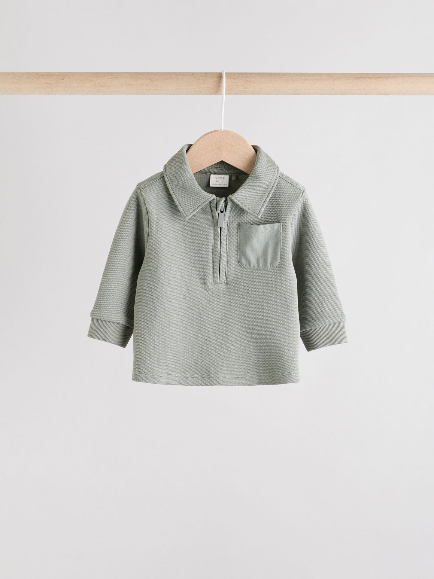 Grey Polo Top and Legging Baby Set (0mths-2yrs) image 6