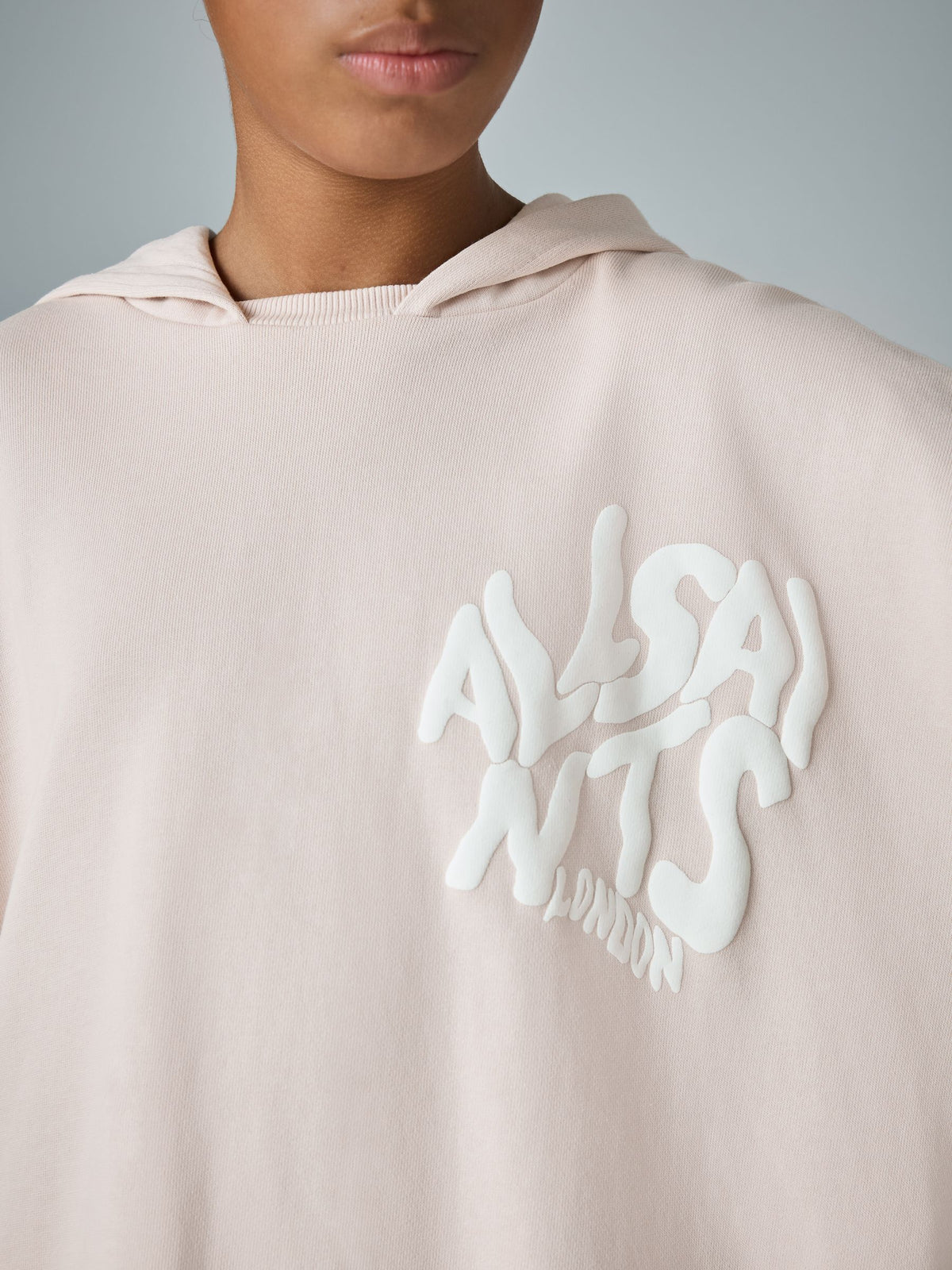 smALLSAINTS Light Pink Orlando Oversized Pullover Hoodie - image 4