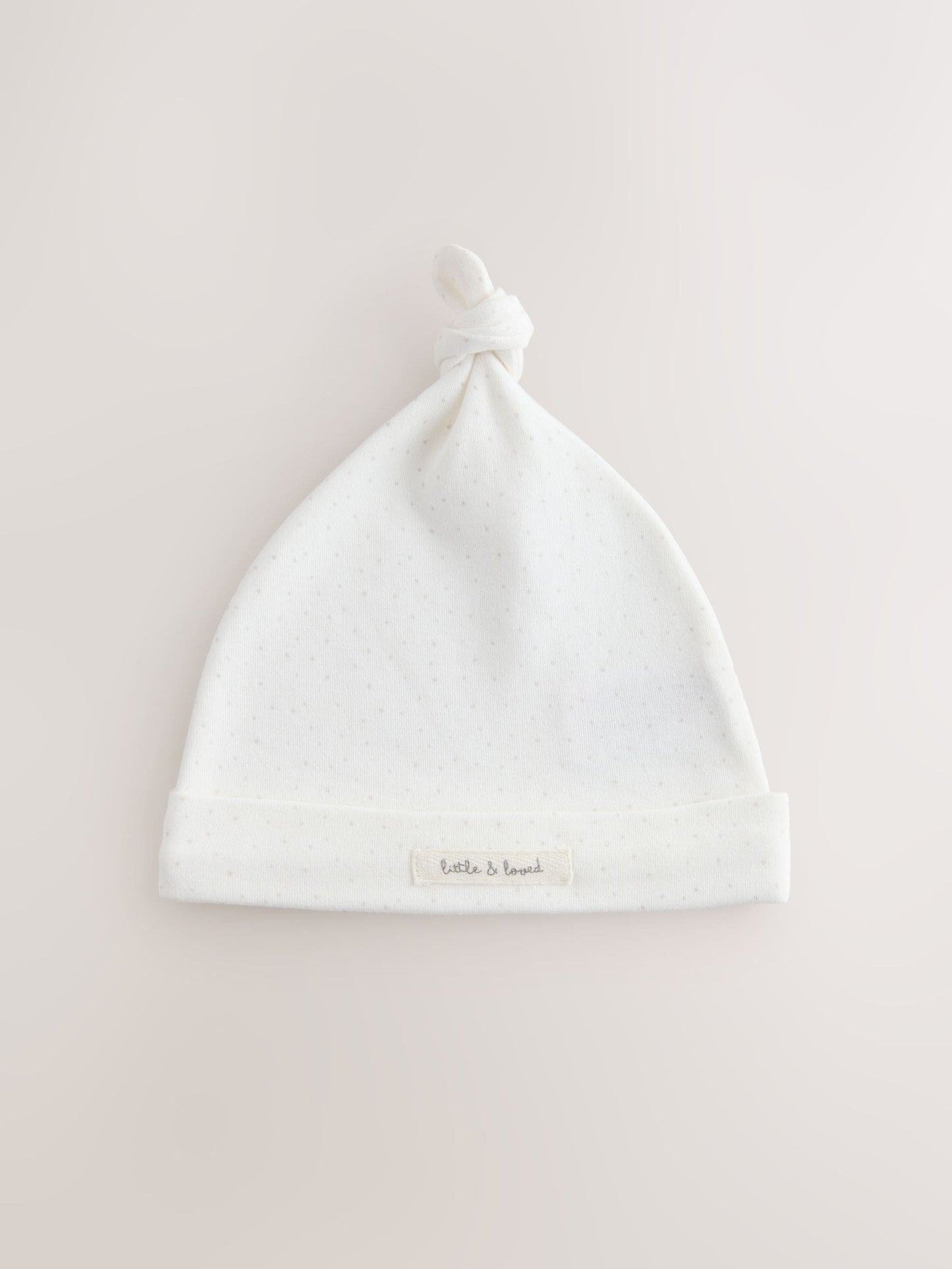Ecru Fairy Mouse 3 Pack Tie Top Baby Beanies (0-12mths) image 3