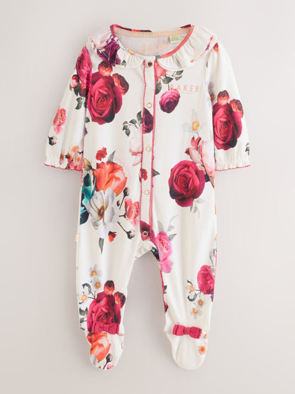 Baker by Ted Baker 3 Pack Sleepsuits image 4