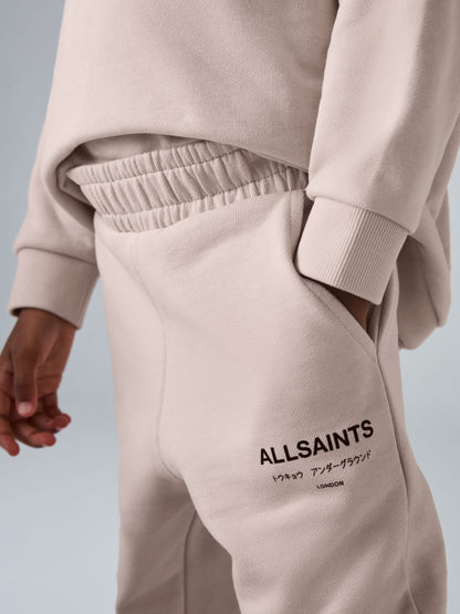 smALLSAINTS Light Pink Underground Oversized Younger Girls Sweatshirt and Joggers Set image 6