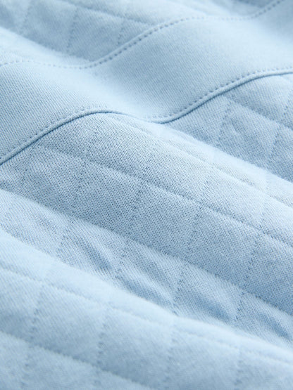 Baker by Ted Baker Blue Quilted Dungarees and T-Shirt Set