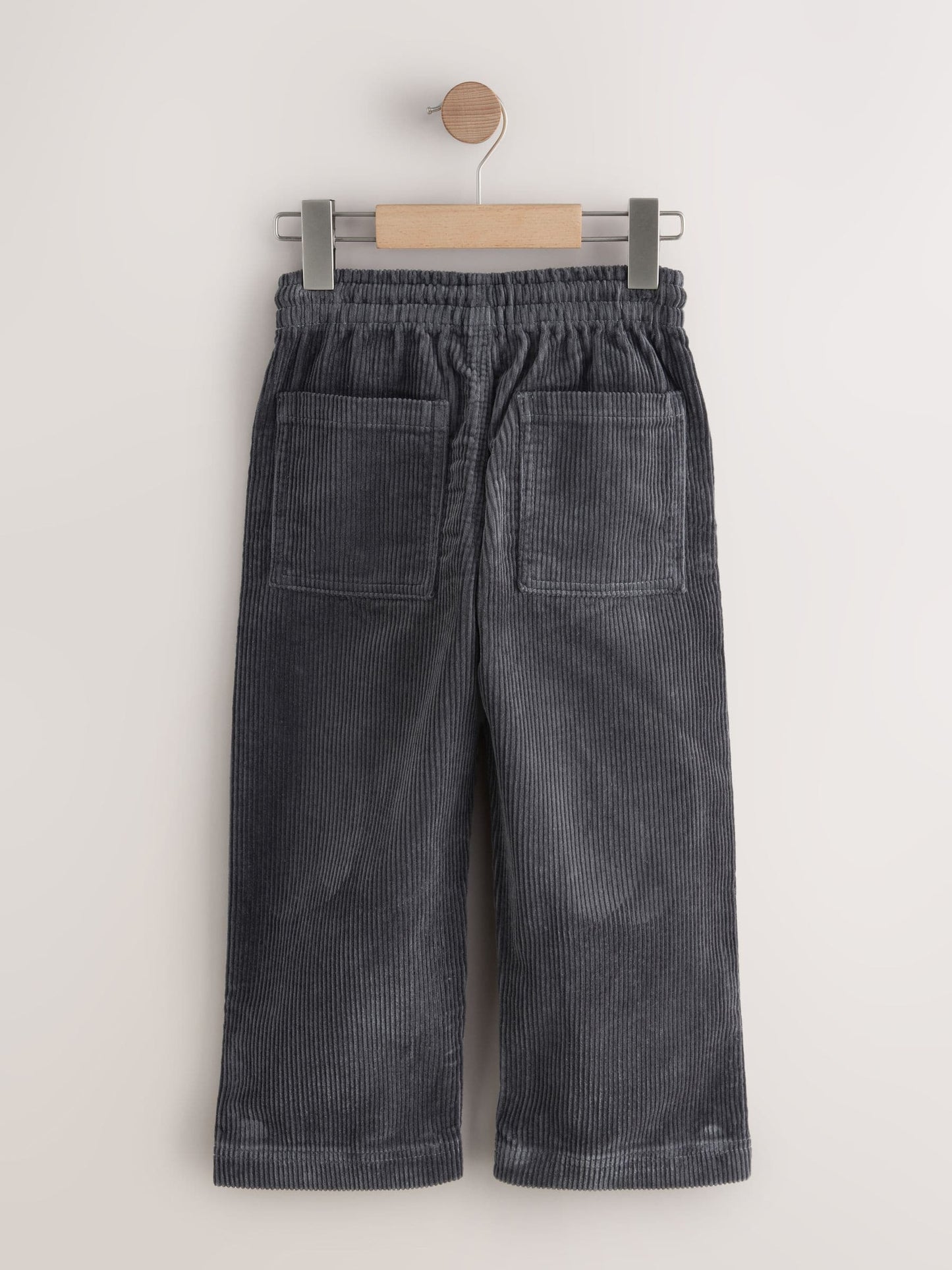 Charcoal Grey Wide Fit Corduroy Pull On Trousers (3-16yrs) image 6