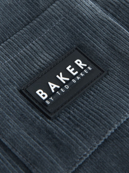 Baker by Ted Baker Charcoal Grey Cord Dungarees Set