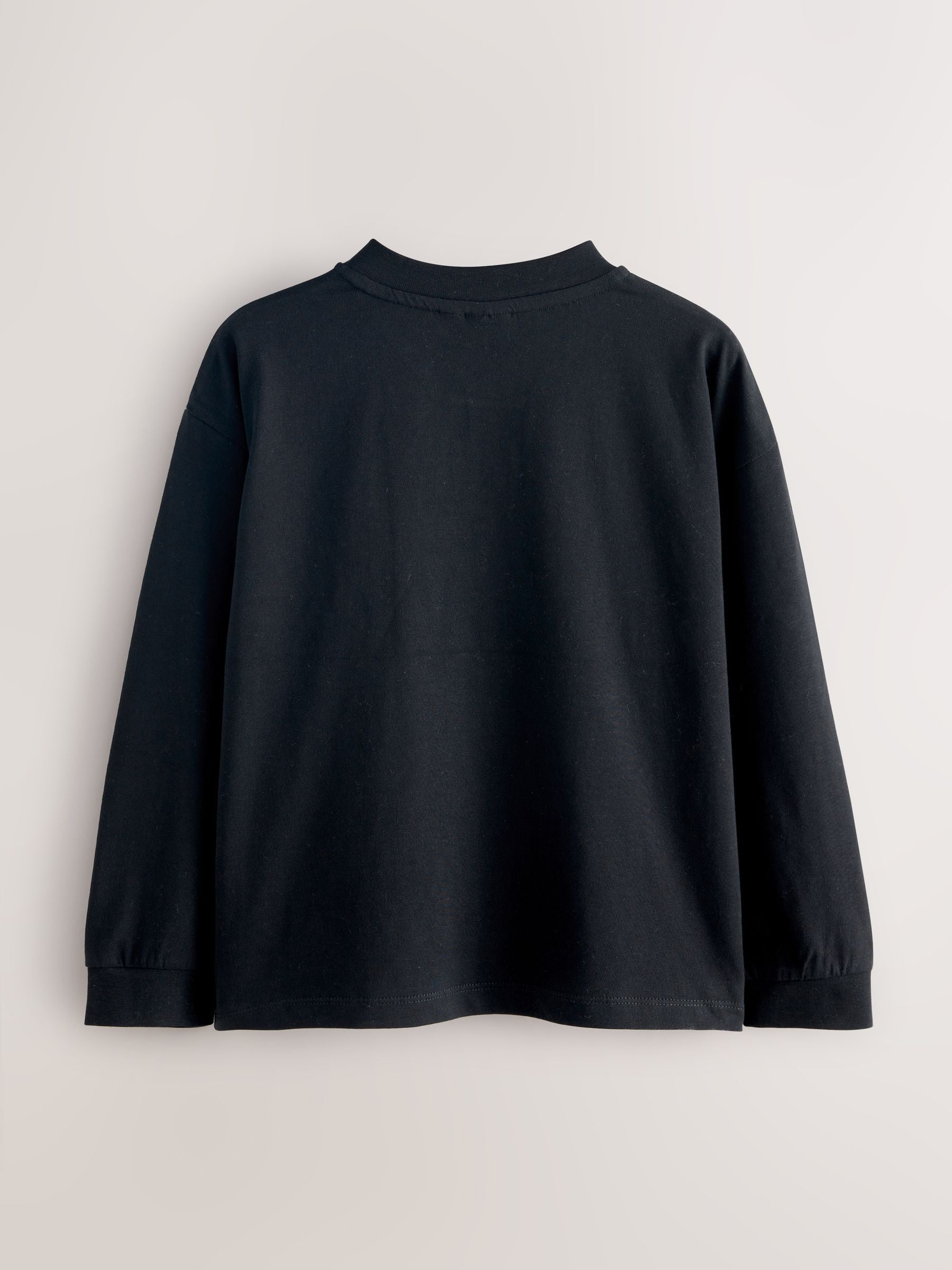 Baker by Ted Baker Black V-Neck Graphic T-Shirt image 7
