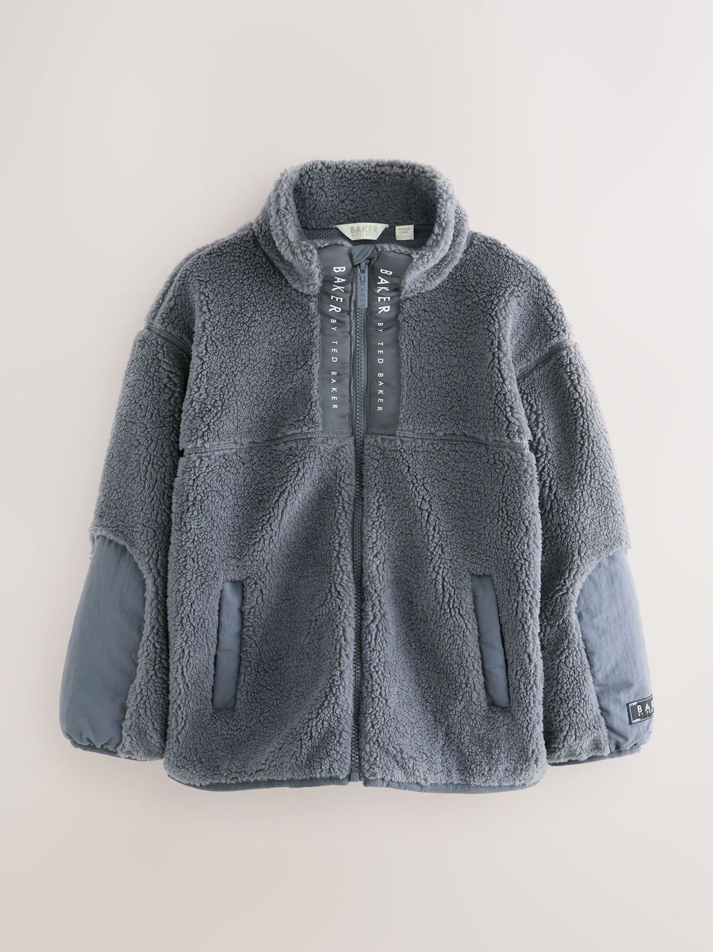 Baker by Ted Baker Grey Borg Zip Through Fleece image 1
