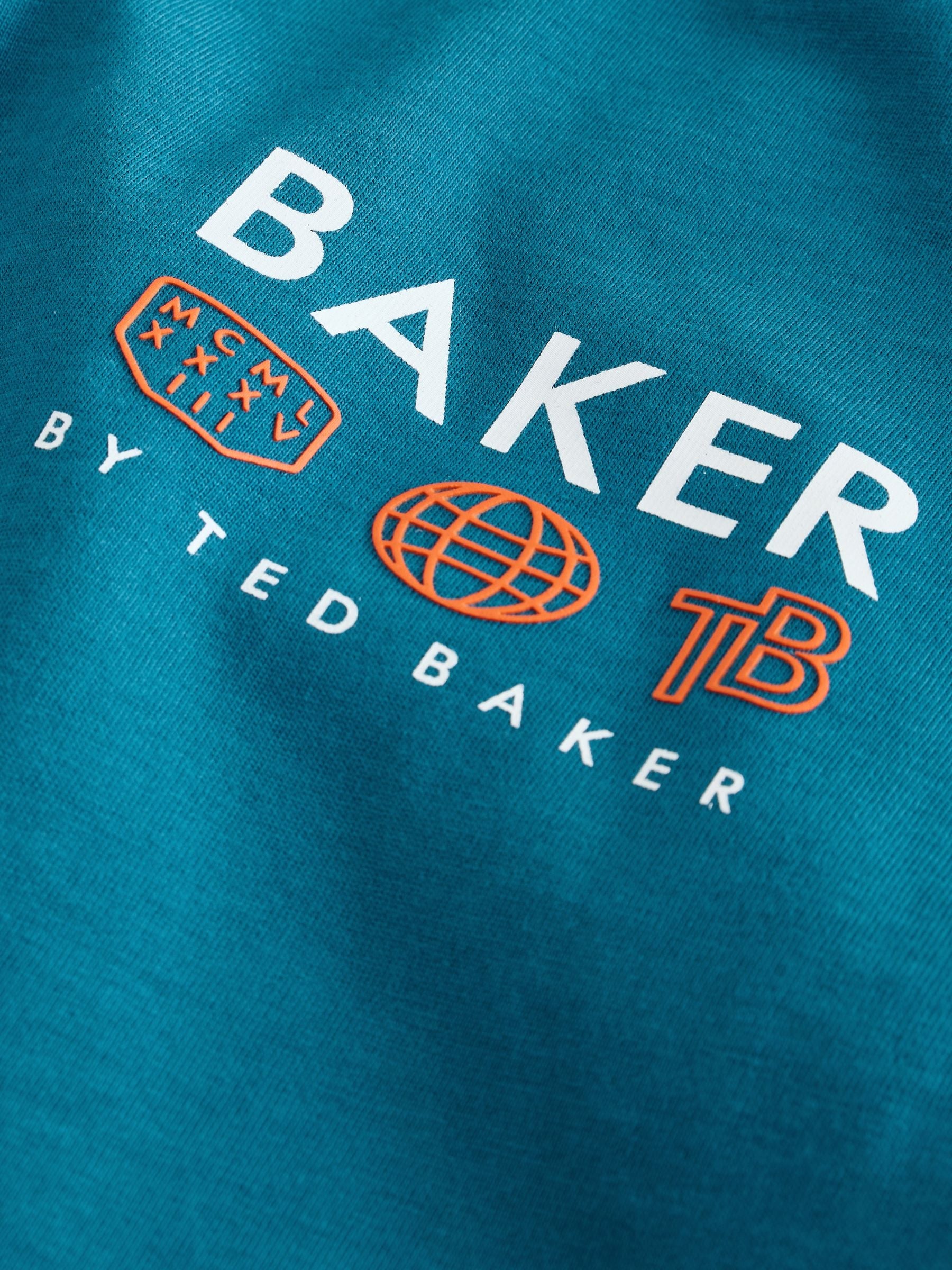 Baker by Ted Baker Long Sleeve Graphic T-Shirt 3 Pack image 8