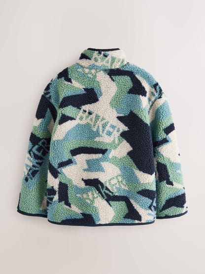 Baker by Ted Baker Green Borg Camo Fleece image 5