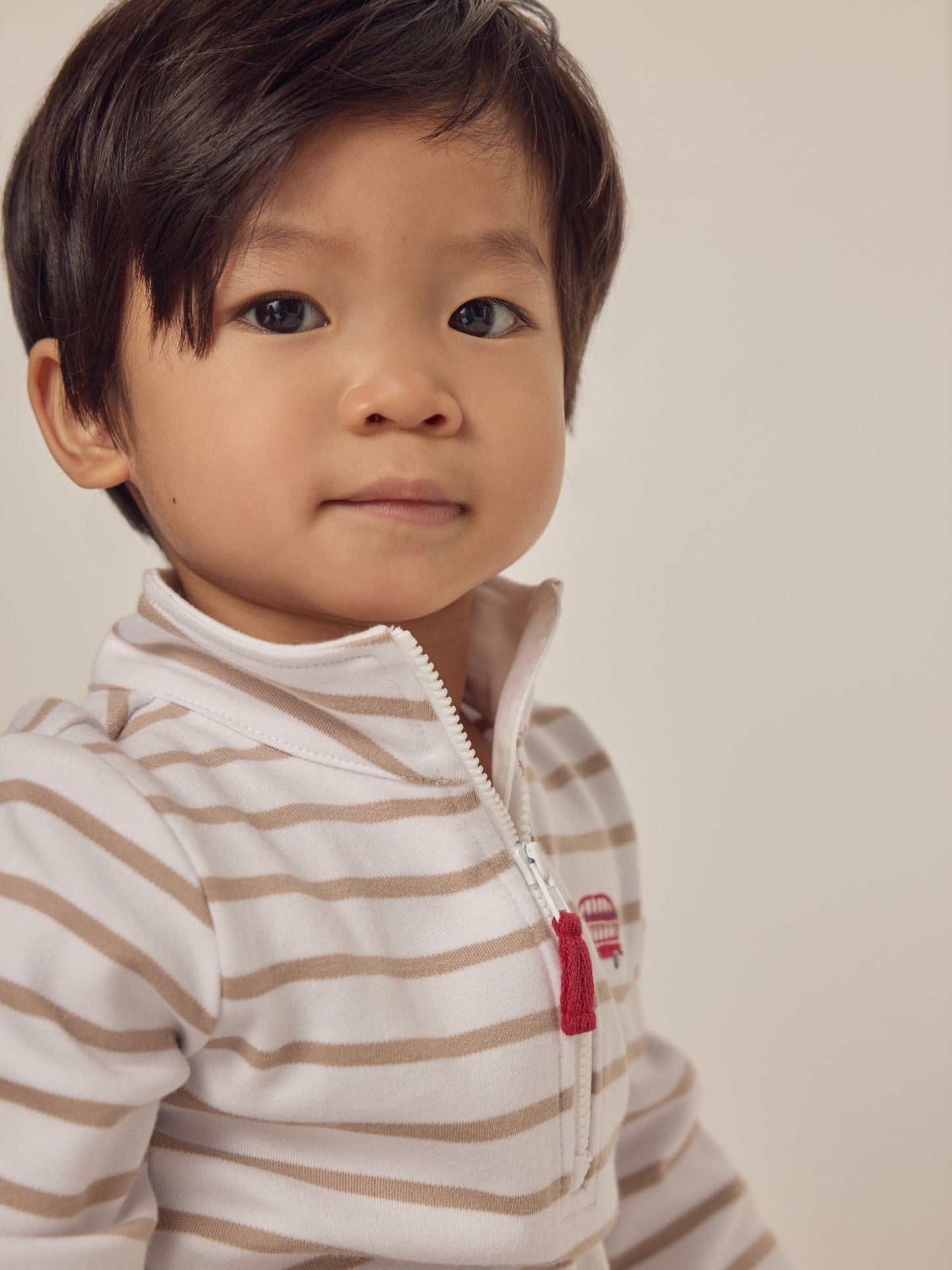 Dsiney Kidz - The White Company White Cotton London Bus Rugby Top image 4