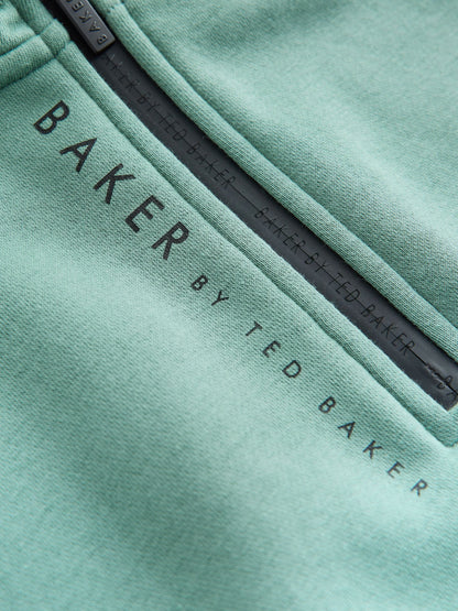Baker by Ted Baker Green Zip Funnel Neck Sweatshirt and Joggers Set image 11