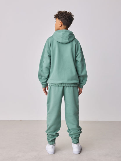 Baker by Ted Baker Green Zip Funnel Neck Sweatshirt and Joggers Set image 6