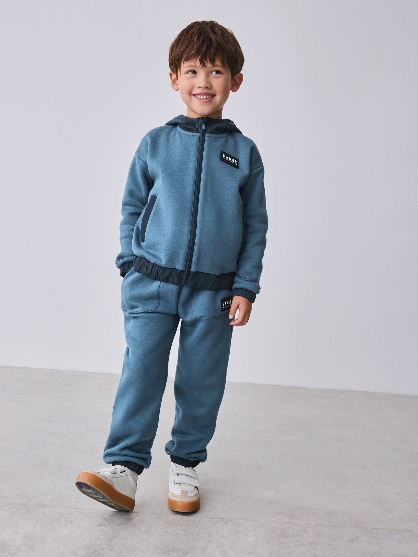 Baker by Ted Baker Blue Zip Through Hoodie and Joggers Set